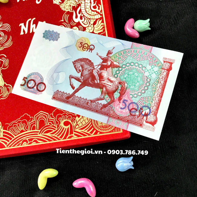 Tiền Lì Xì Tết Hình Con Ngựa Của Uzbekistan 500 Sum